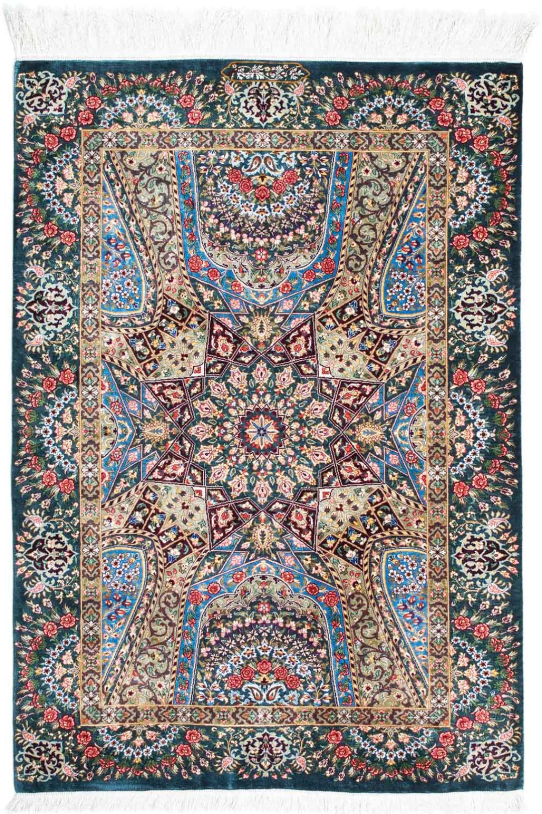 morgenland Orientteppich »Perser - Ghom - 118 x 79 cm - mehrfarbig«, rechte günstig online kaufen