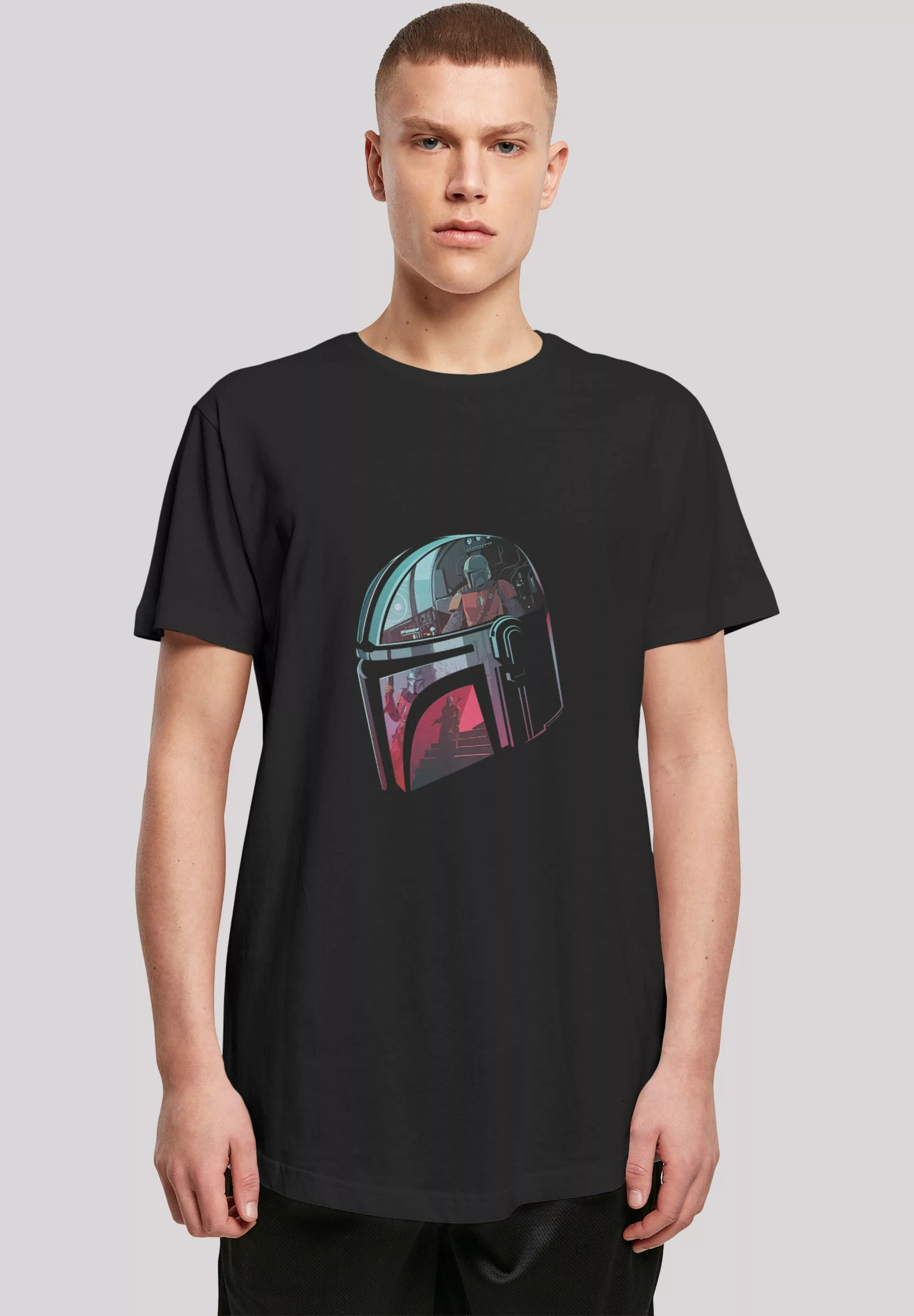 F4NT4STIC T-Shirt "Star Wars Mandalorian Mandalore Helmet Reflection", Prin günstig online kaufen