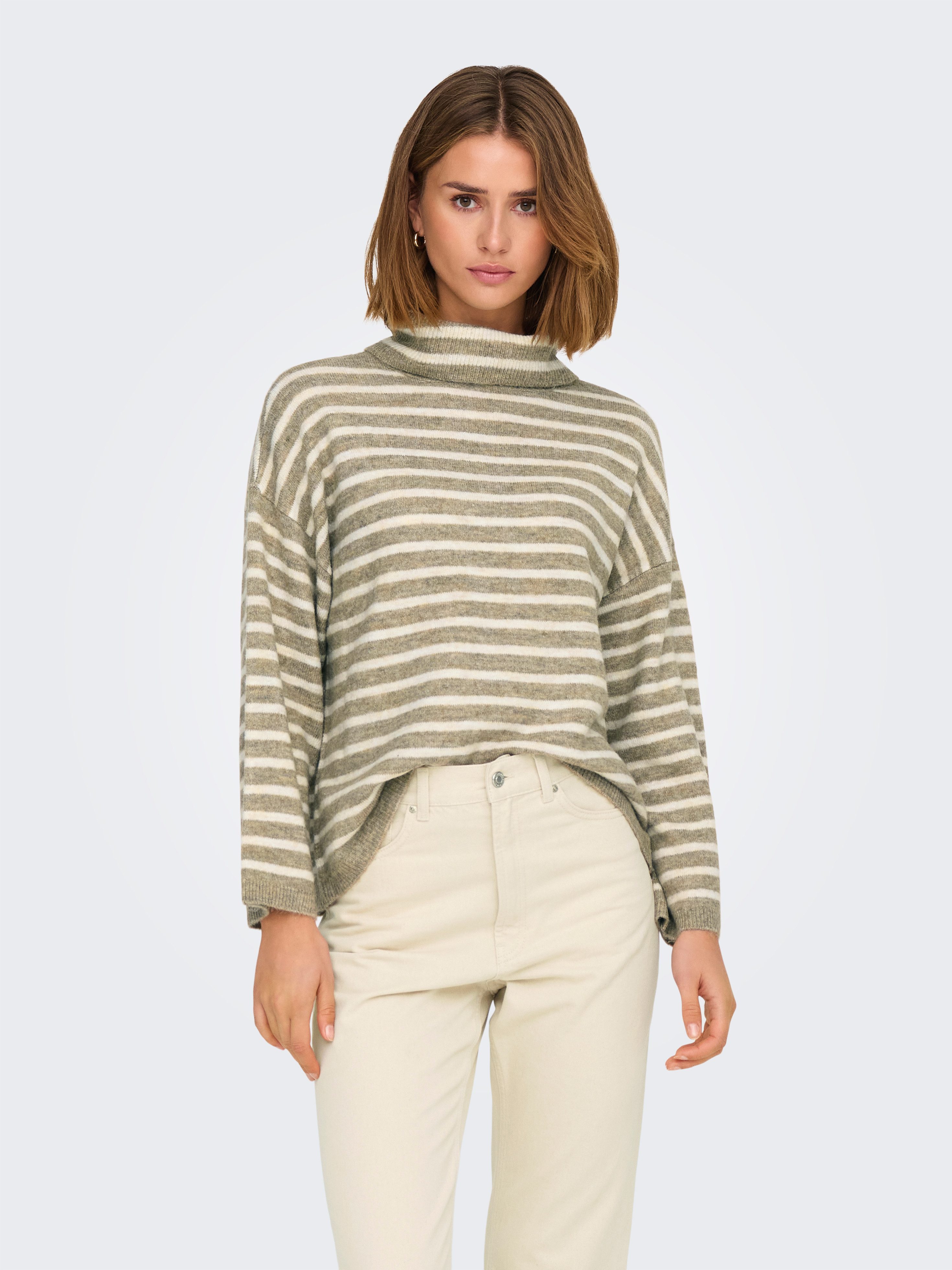 ONLY Rollkragenpullover ONLTALIO LS STRIPE ROLLNECK günstig online kaufen