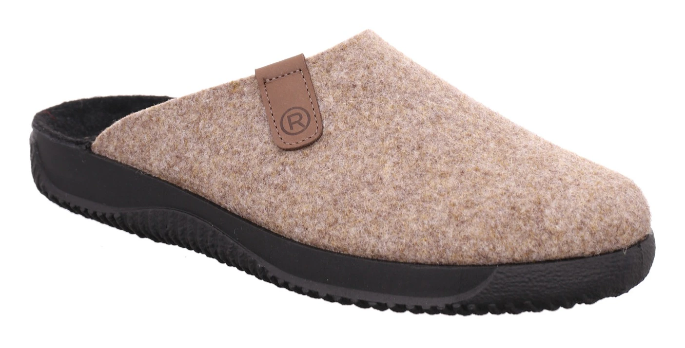 Rohde Pantoffel "SOLTAU-H", Hausschuh, Schlappen, Clog mit seitlichem Label günstig online kaufen