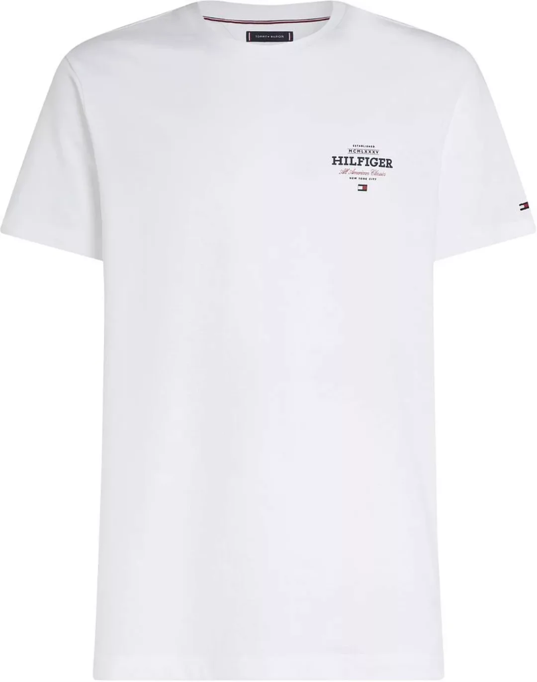 Tommy Hilfiger T-shirt Logo Monotype Weiß - Größe L günstig online kaufen