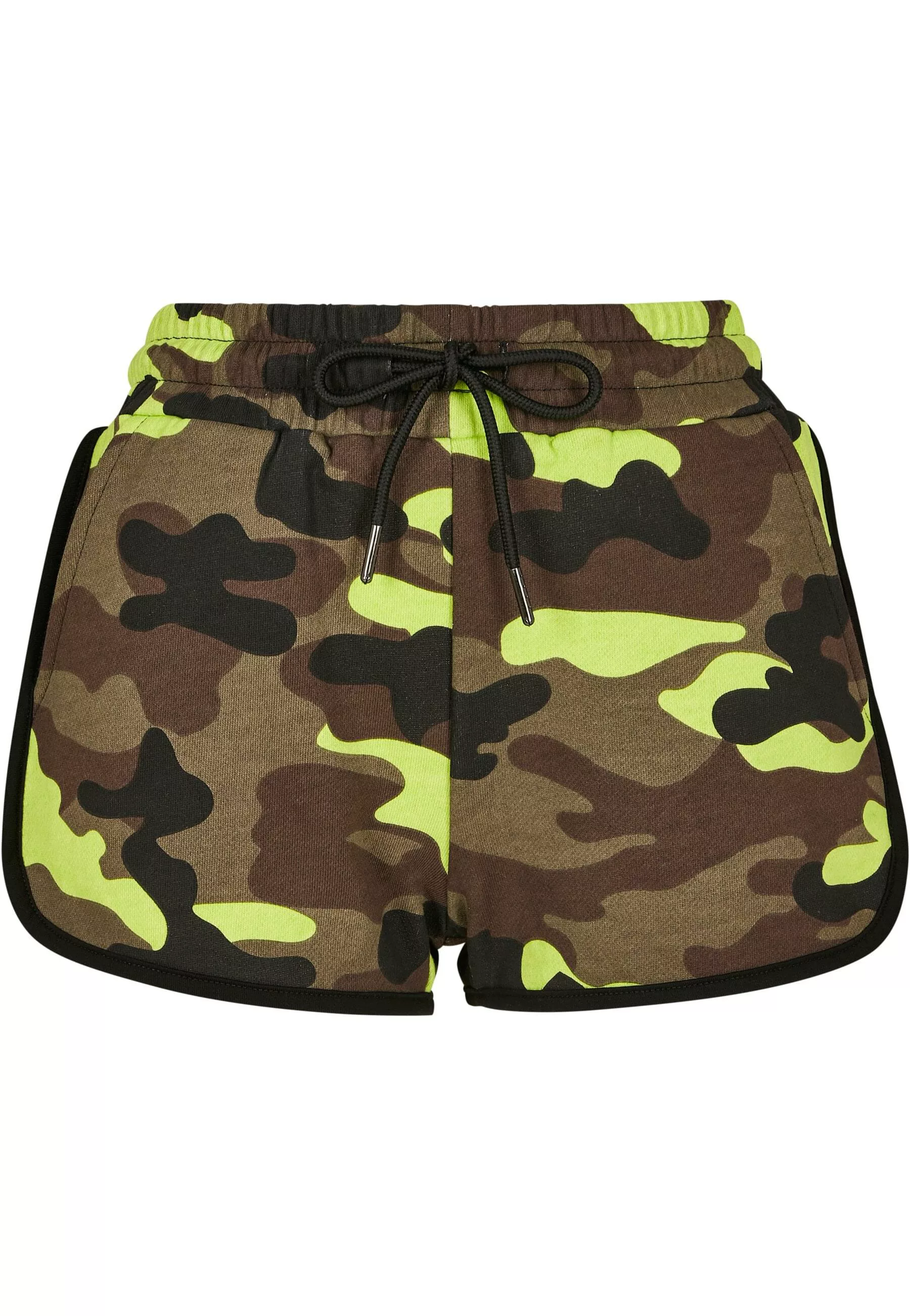 URBAN CLASSICS Stoffhose "Urban Classics Damen Ladies Printed Camo Hot Pant günstig online kaufen