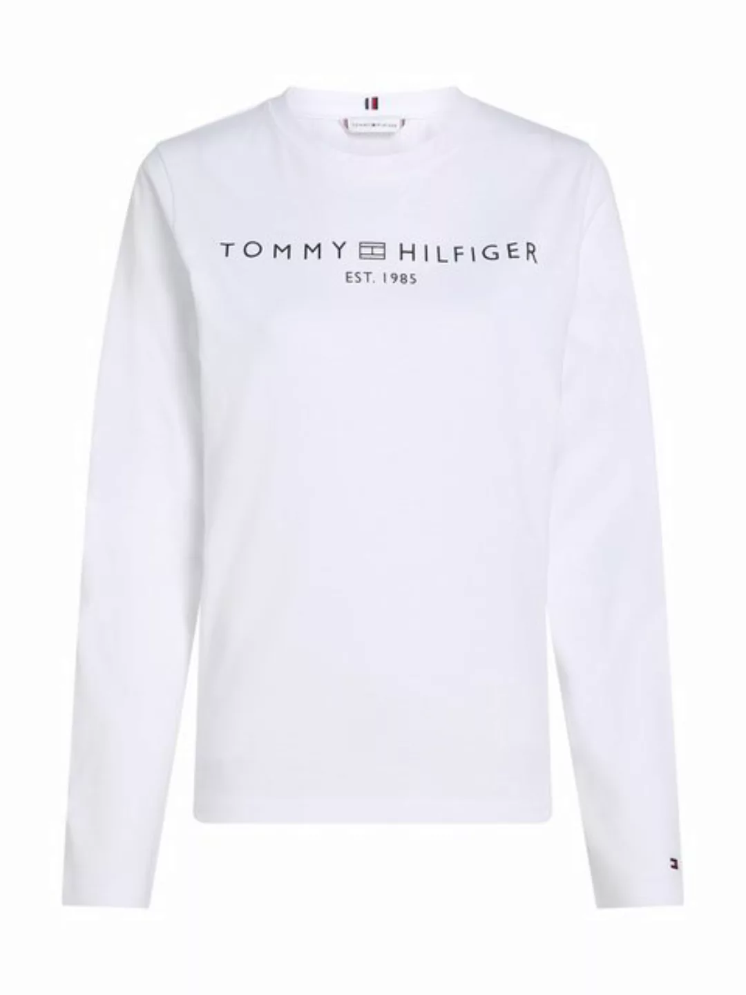 Tommy Hilfiger Langarmshirt REG CORP LOGO C-NK LS mit Logoschriftzug günstig online kaufen