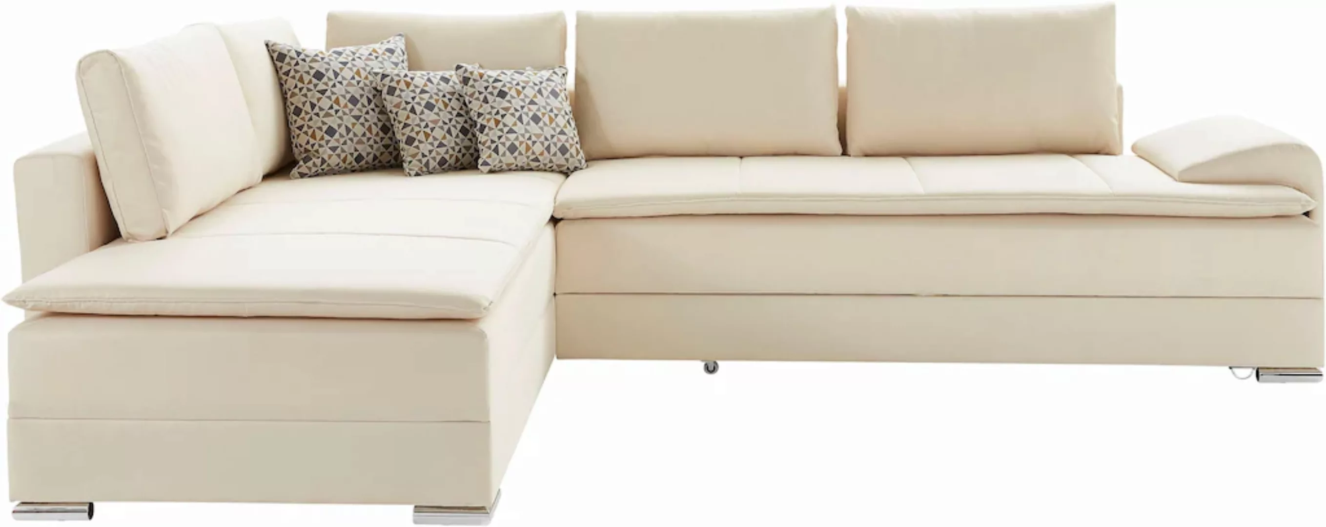 INOSIGN Ecksofa "Boxspringbett Night & Day L-Form mit Dauer-Schlaffunktion günstig online kaufen