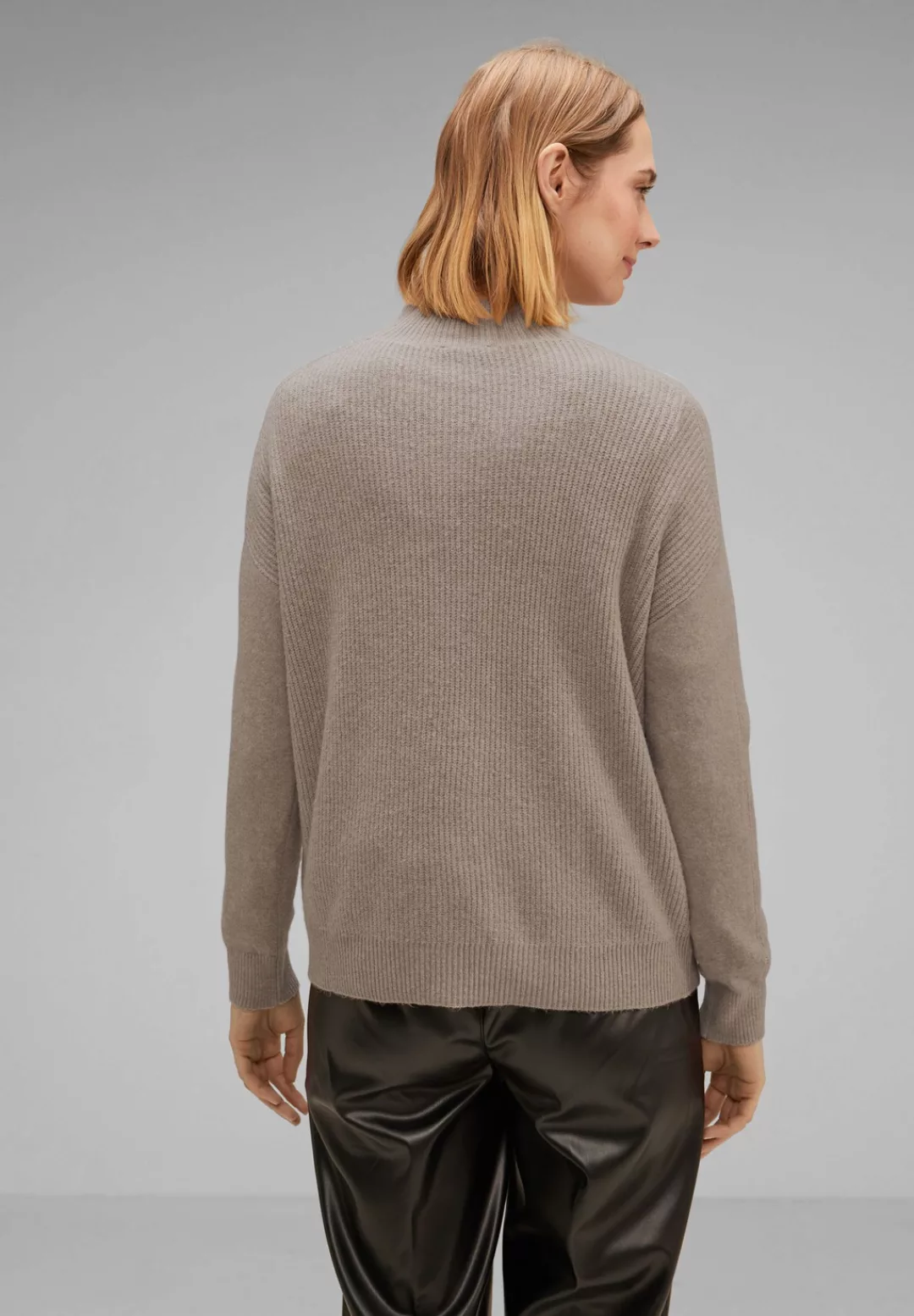 STREET ONE Stehkragenpullover, mit Stehkragen günstig online kaufen