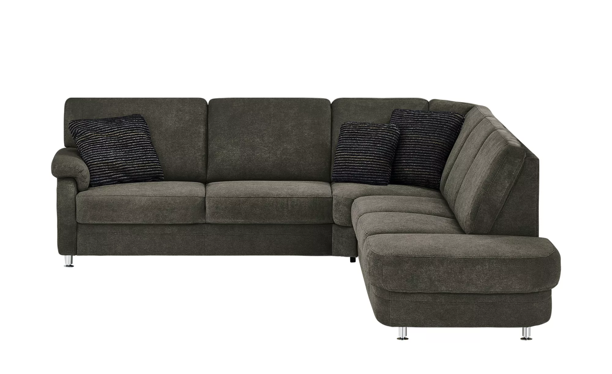 meinSofa Ecksofa  Ole-S - grau - 269 cm - 91 cm - 287 cm - Polstermöbel > S günstig online kaufen