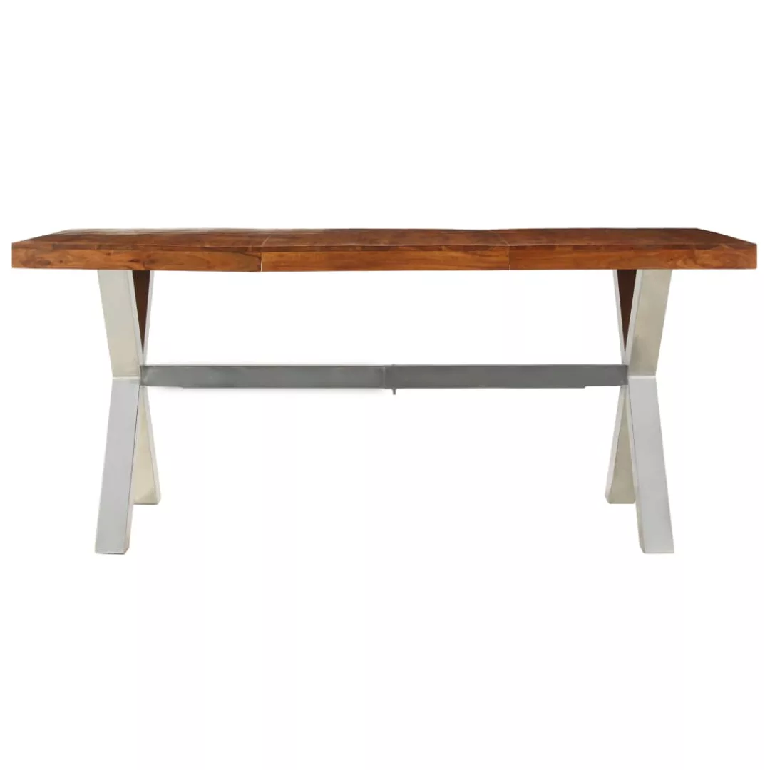 Esstisch Massivholz Mit Palisander-finish 180 X 90 X 76 Cm günstig online kaufen