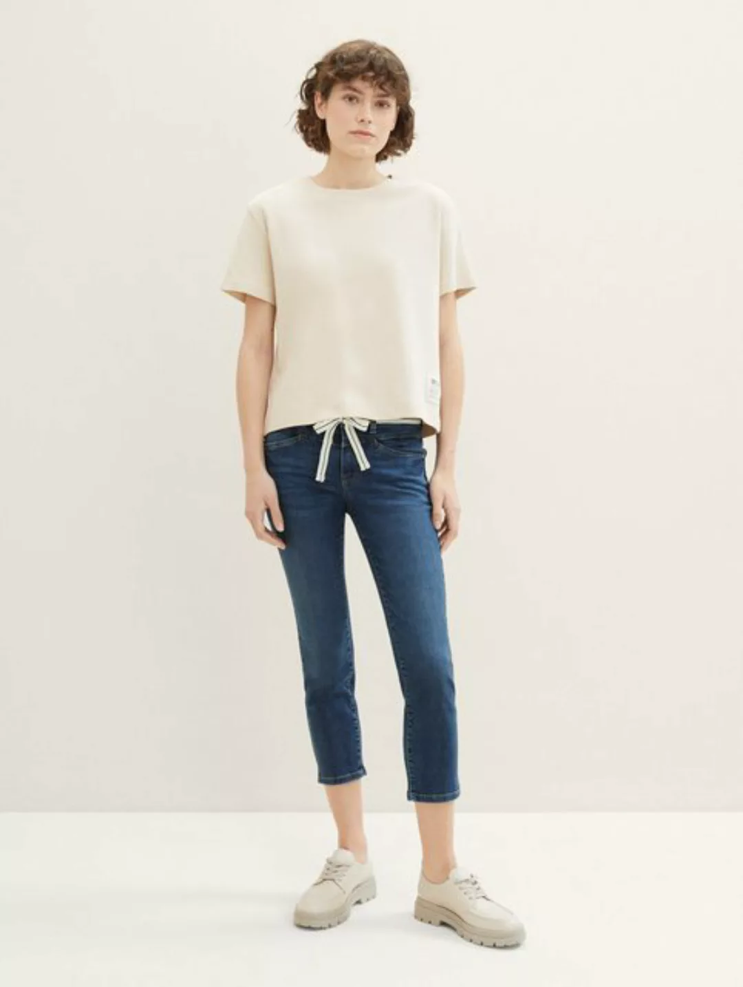 TOM TAILOR 5-Pocket-Jeans Jeans Alexa Cropped 7/8 Hose (1-tlg) günstig online kaufen