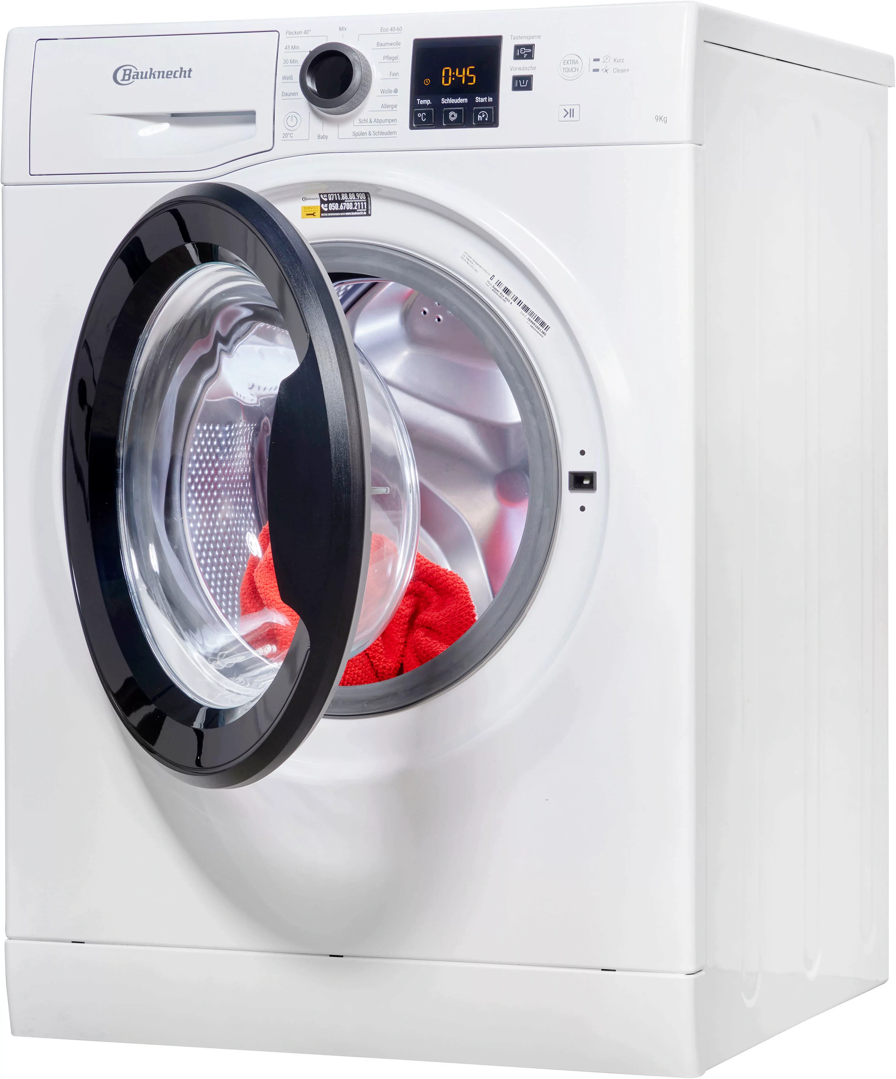 BAUKNECHT Waschmaschine, Super Eco 945 A, 9 kg, 1400 U/min günstig online kaufen