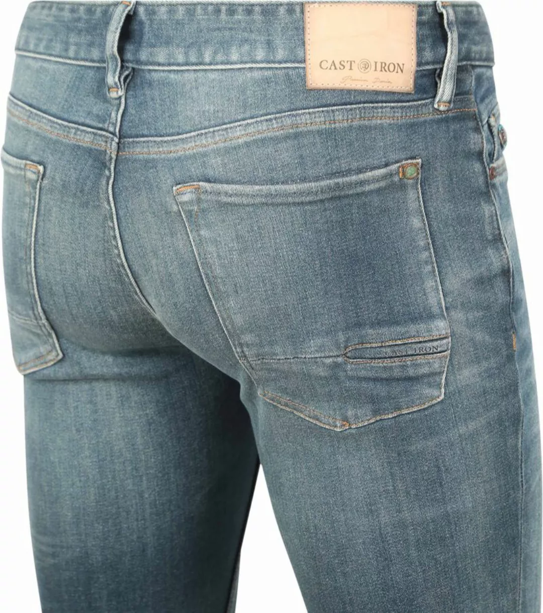 Cast Iron Riser Jeans Hellblau - Größe W 36 - L 34 günstig online kaufen