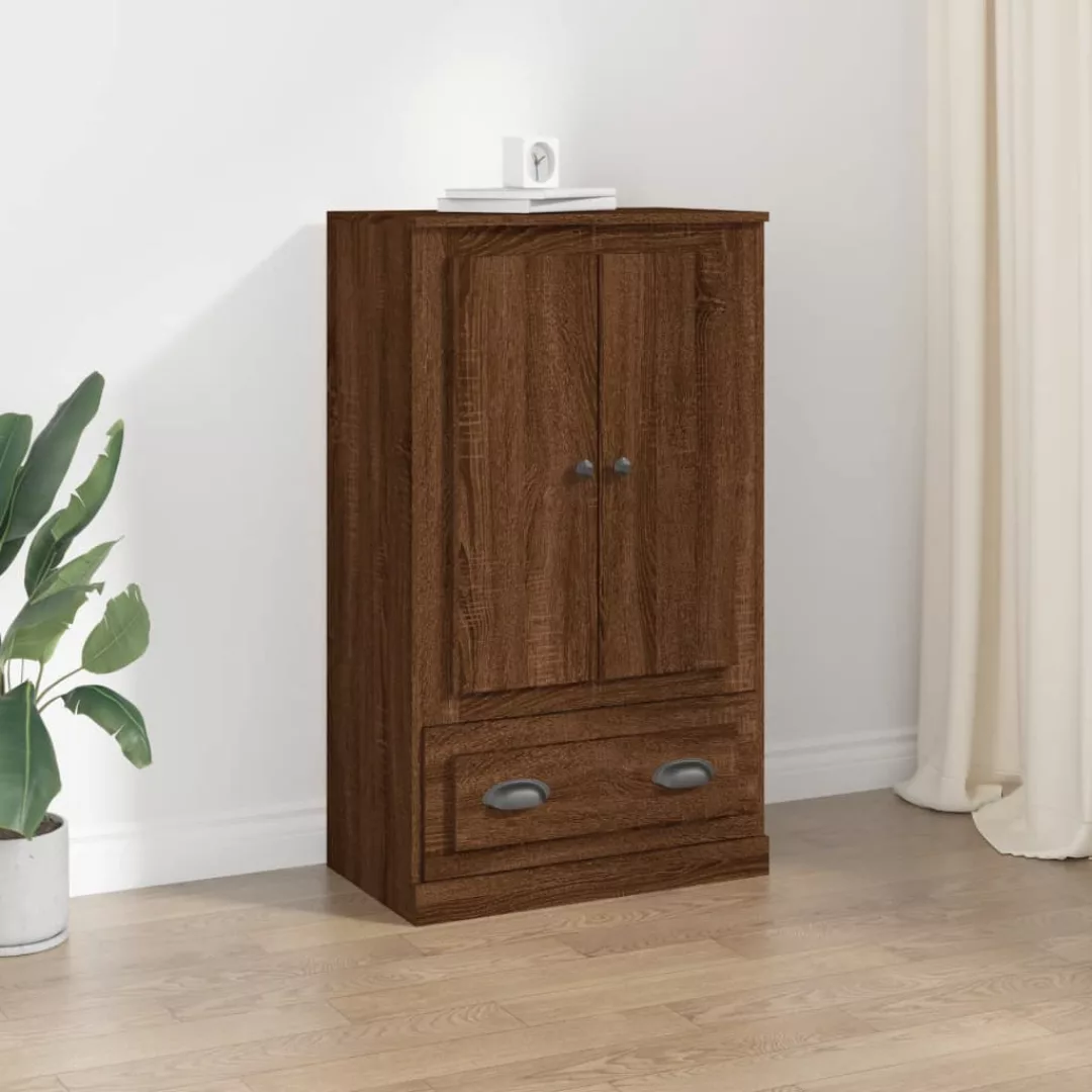 Vidaxl Highboard Braun Eichen-optik 60x35,5x103,5 Cm Holzwerkstoff günstig online kaufen