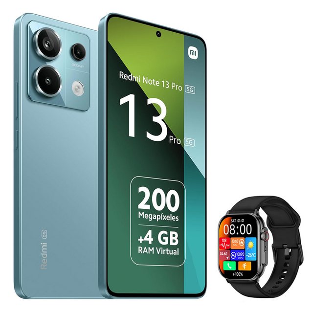 Xiaomi Redmi Note 13 Pro 5G 12+512GB Smartphone & Smartwatch Handy (6.67 Zo günstig online kaufen