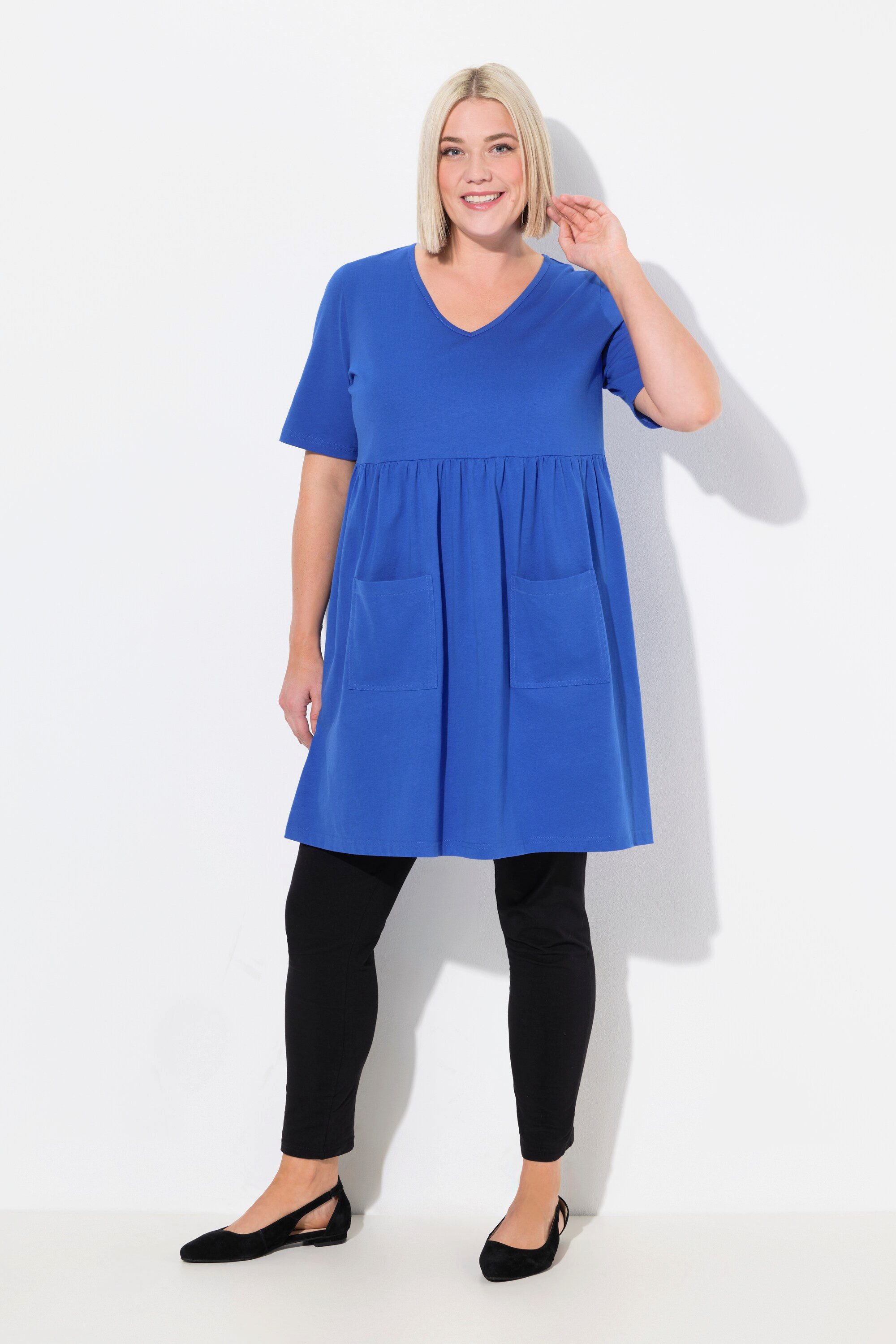 Ulla Popken Longshirt Longshirt Empirenaht A-Linie günstig online kaufen