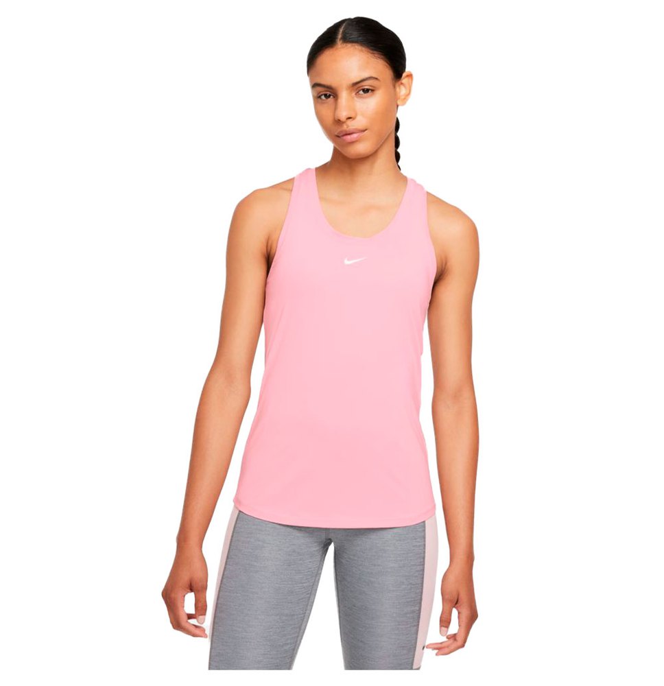 Nike Dri Fit One Ärmelloses T-shirt S Pink Glaze / White günstig online kaufen