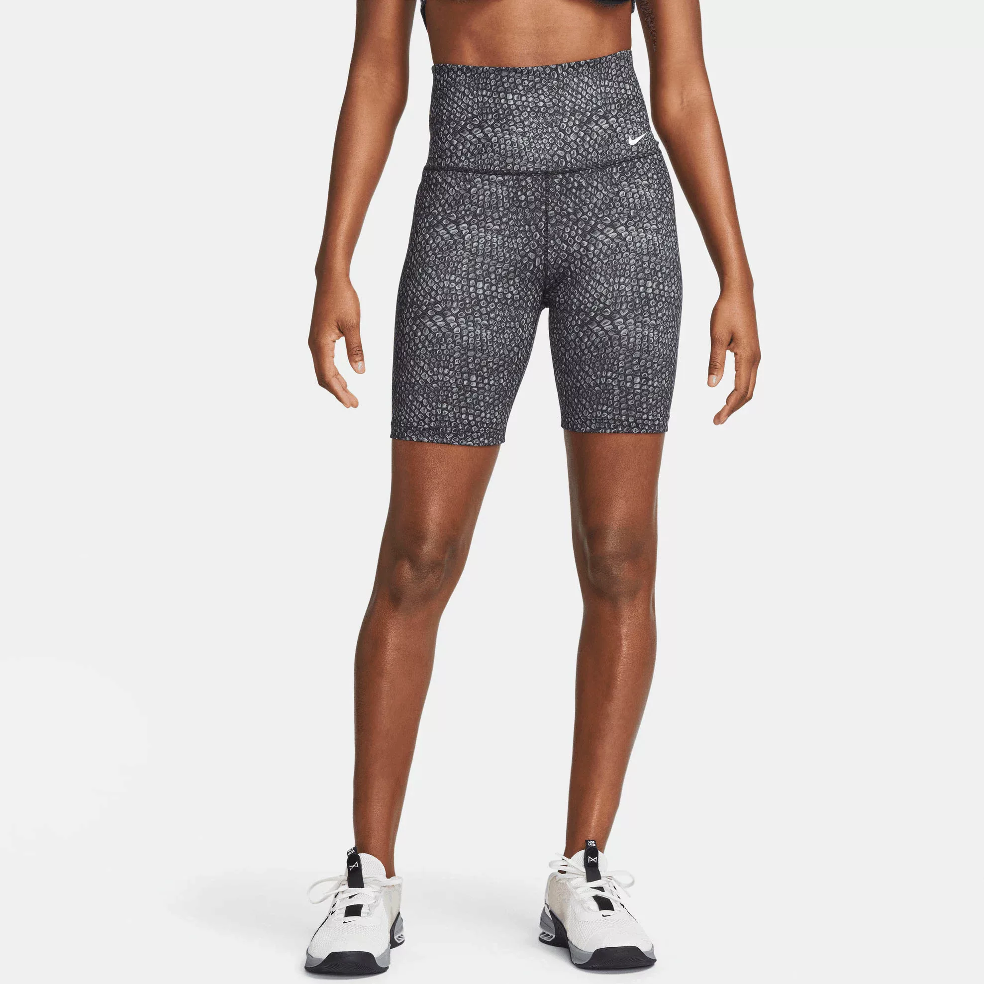 Nike Trainingstights "One Dri-FIT Womens Mid-Rise " All-Over-Print Shorts" günstig online kaufen