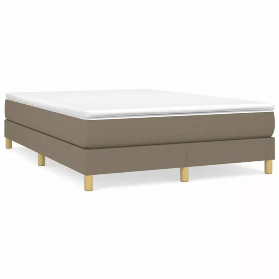 Vidaxl Boxspringbett Dunkelgrau 140x200 Cm Stoff günstig online kaufen