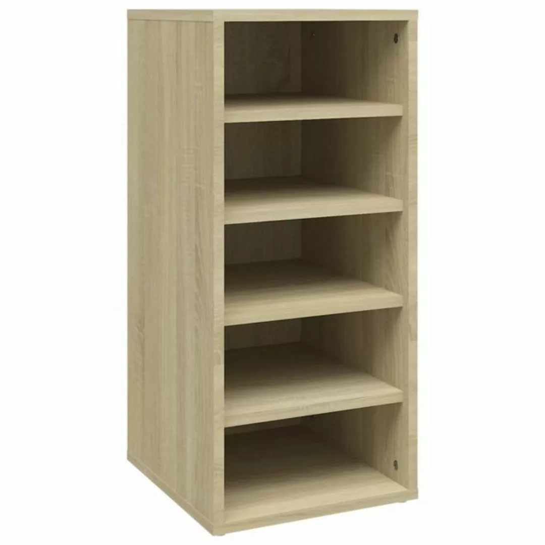 furnicato Schuhschrank Sonoma-Eiche 31,5x35x70 cm Holzwerkstoff günstig online kaufen