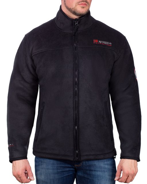 Geographical Norway Fleecejacke Herren Outdoor Jacke bausine Black L mit St günstig online kaufen