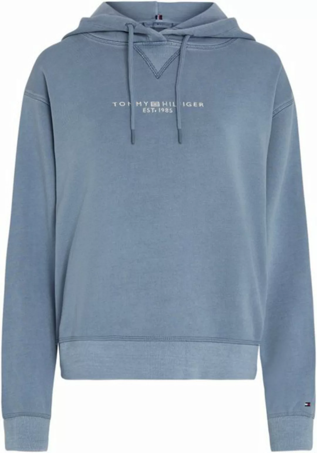 Tommy Hilfiger Kapuzensweatshirt REG MUTED GMD CORP LOGO HOODIE in Washed-O günstig online kaufen