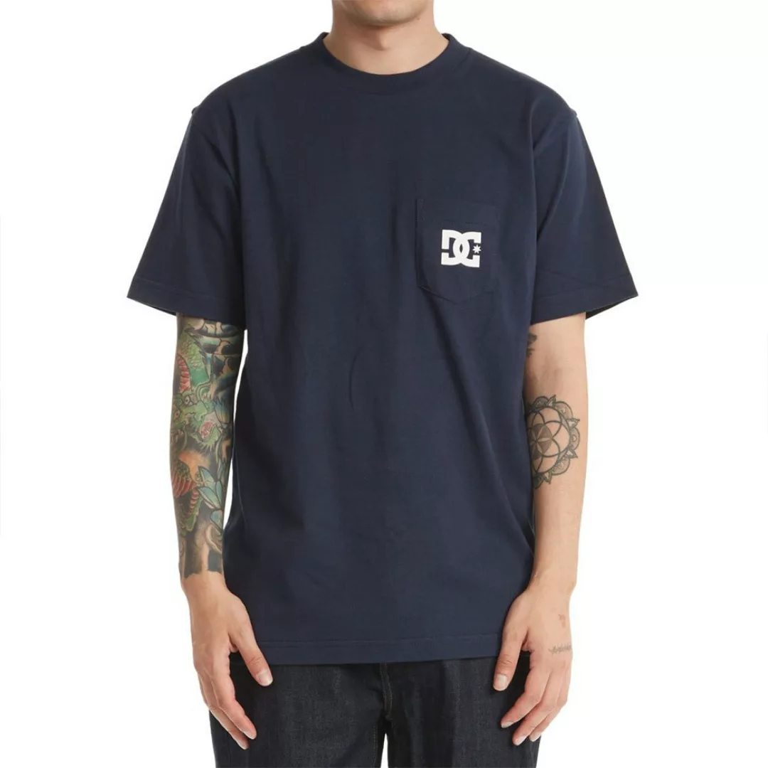 Dc Shoes Dc Star Pocket Kurzärmeliges T-shirt 2XL Navy Blazer günstig online kaufen