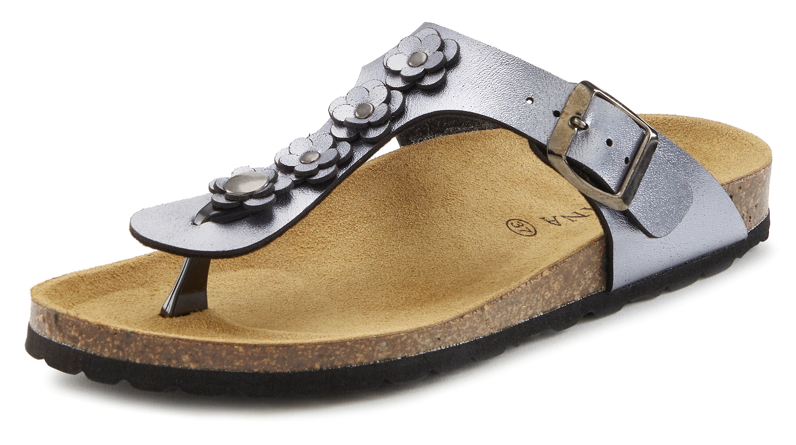 LASCANA Zehentrenner "Sandale, Pantolette, offener Schuh, Sommerschuh,", mi günstig online kaufen