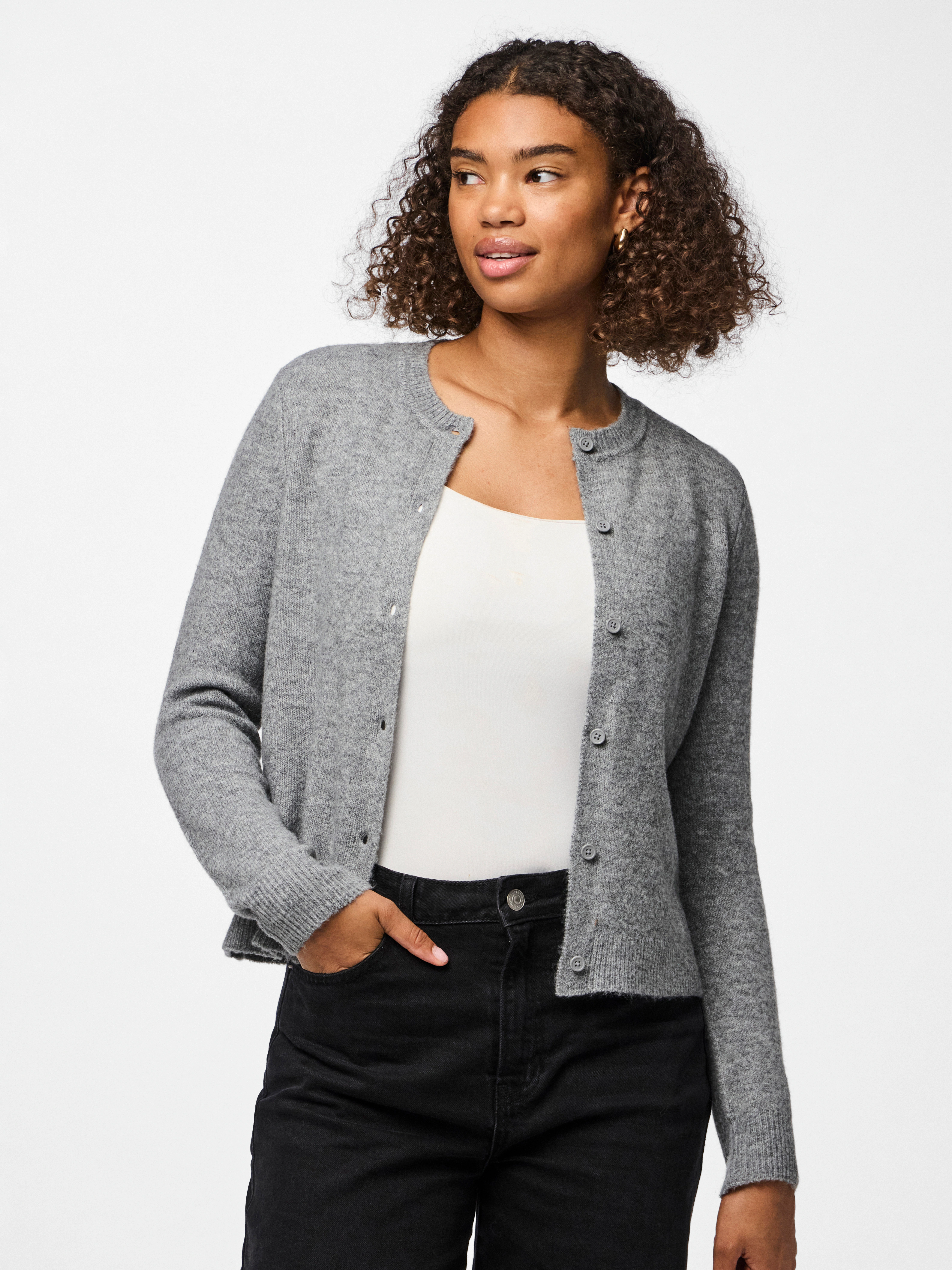pieces Strickjacke "PCMALOU LS KNIT CARDIGAN NOOS BC" günstig online kaufen