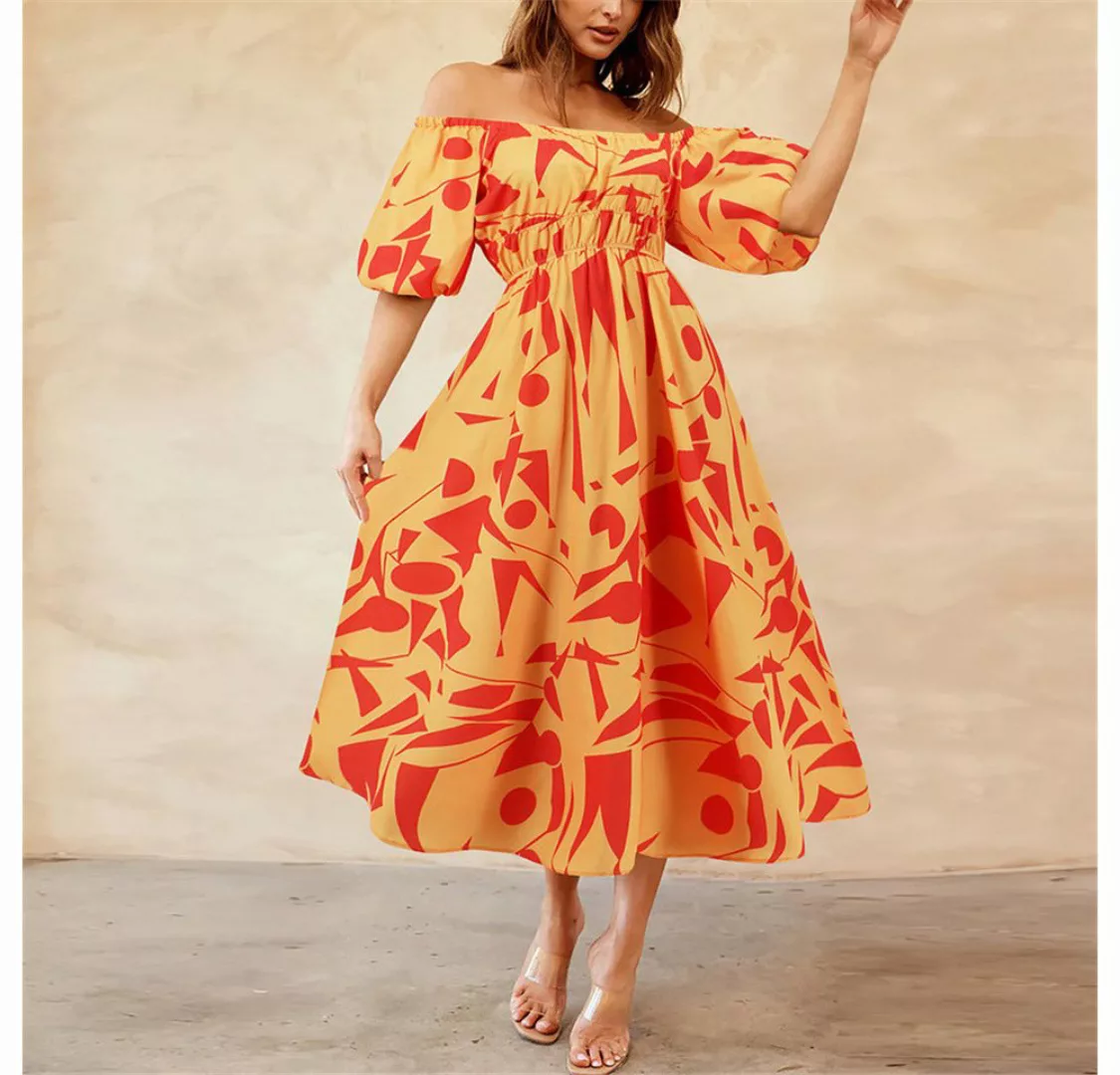 AFAZ New Trading UG Sommerkleid Damen V-Ausschnitt Kurz Brautjungfer Kleid günstig online kaufen