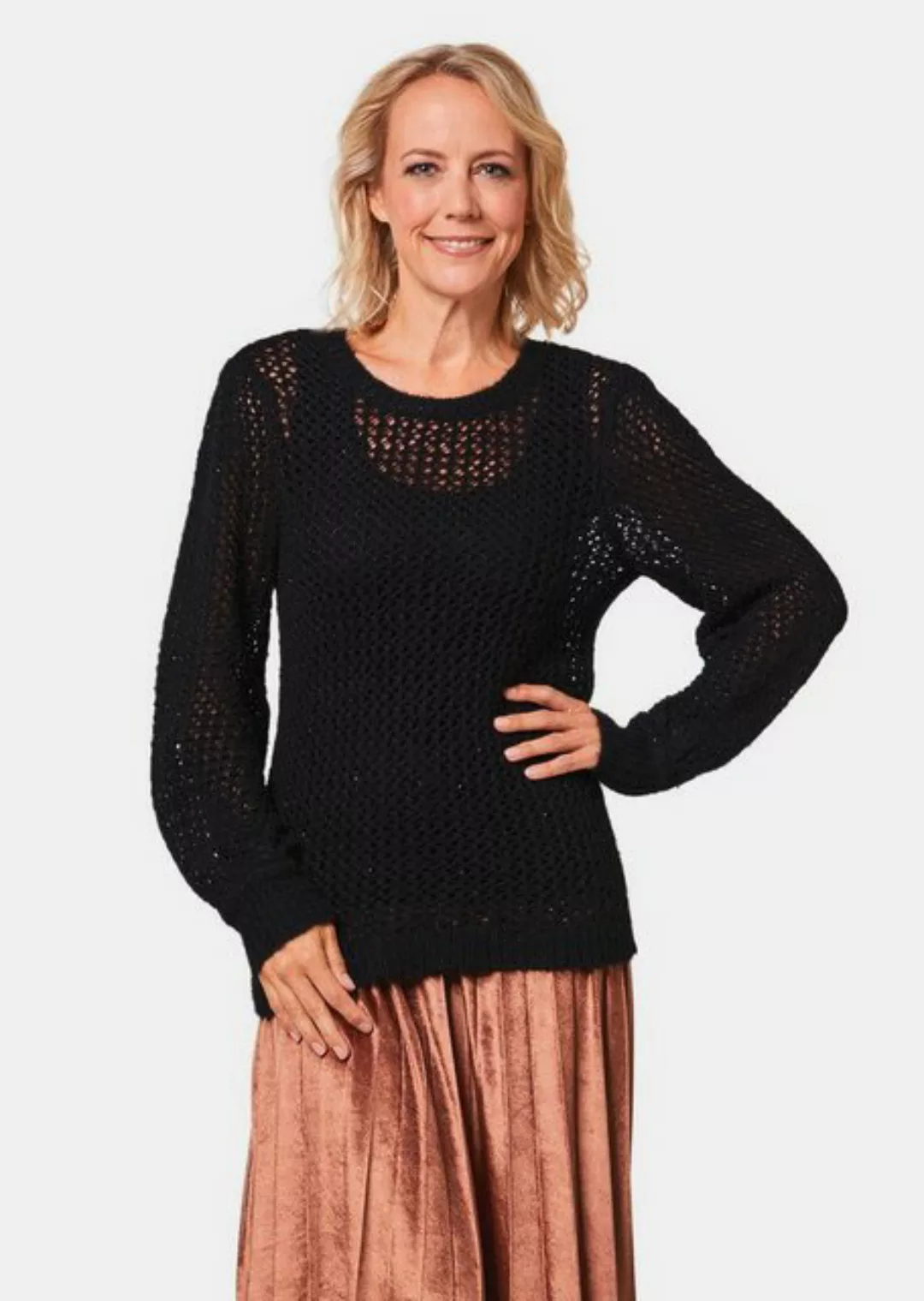 GOLDNER Strickpullover Kurzgröße: günstig online kaufen