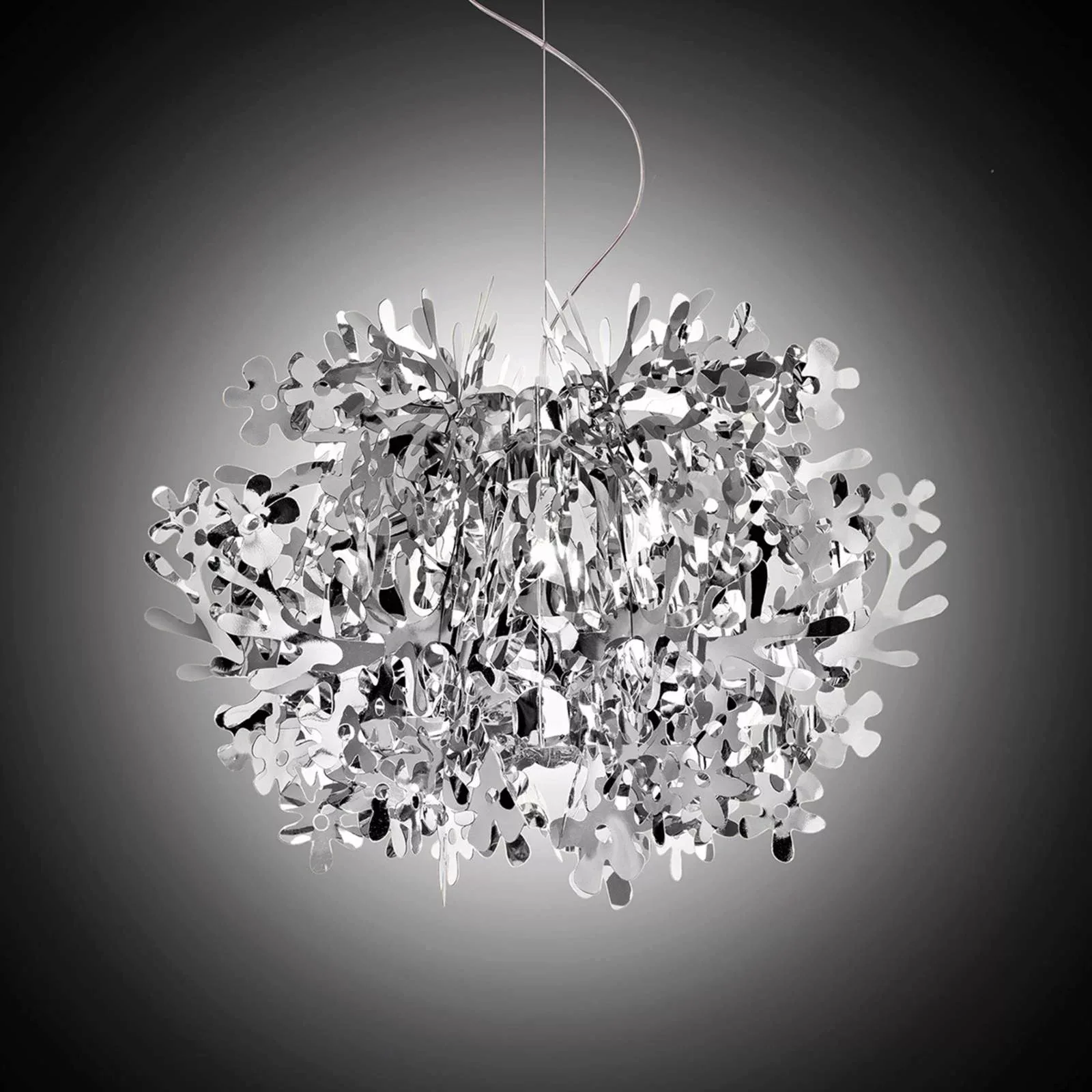 Slamp Fiorella - Designer-Pendellampe, silber günstig online kaufen