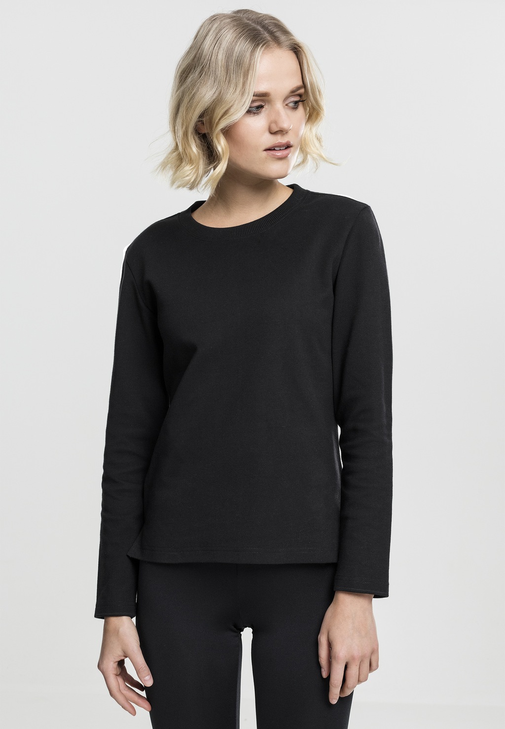 Urban Classics Damen Sweater Athletic Interlock Crewneck günstig online kaufen