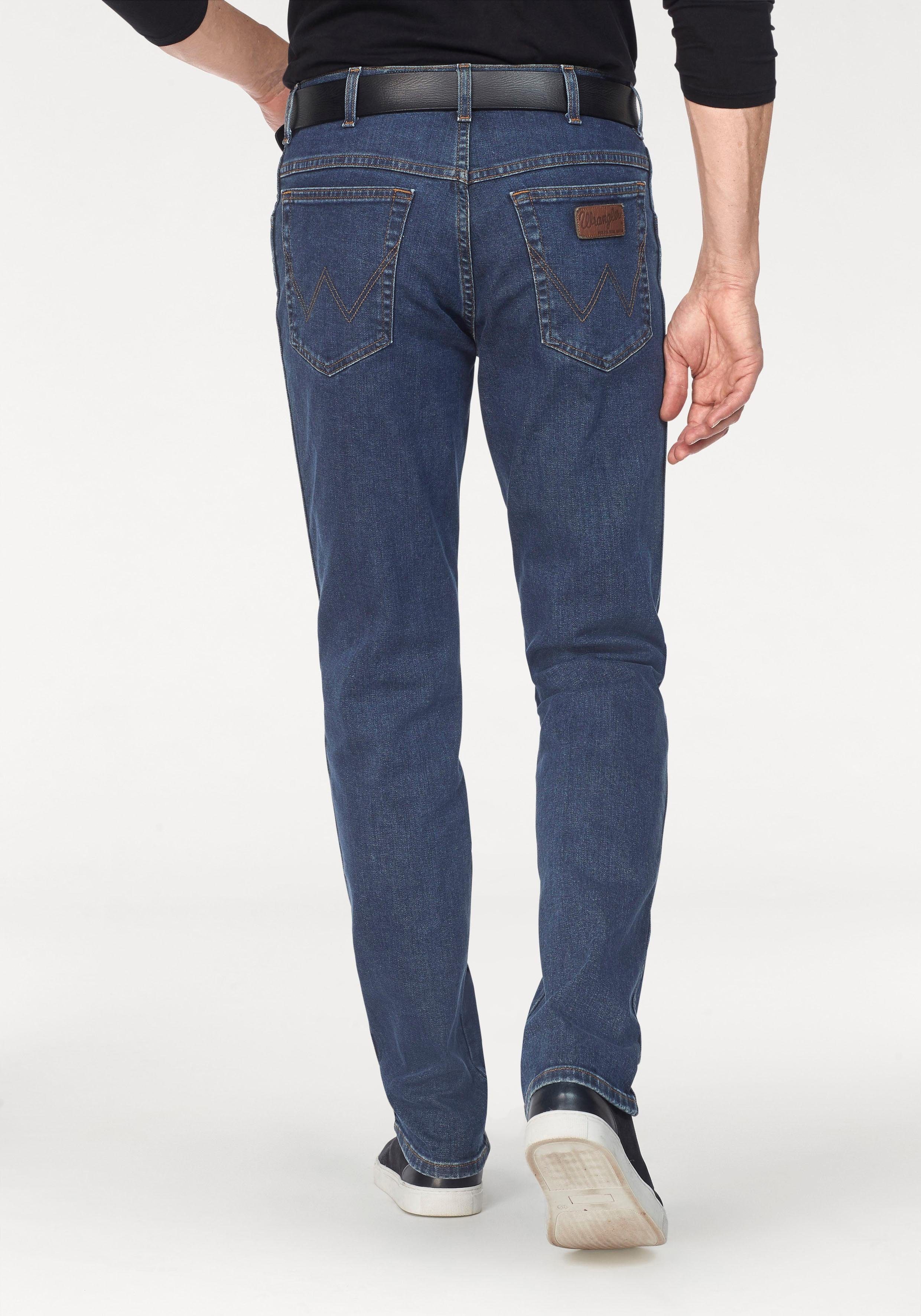 Wrangler Texas Stretch Herren Jeans - Regular Fit - Blue Black - Black Over günstig online kaufen