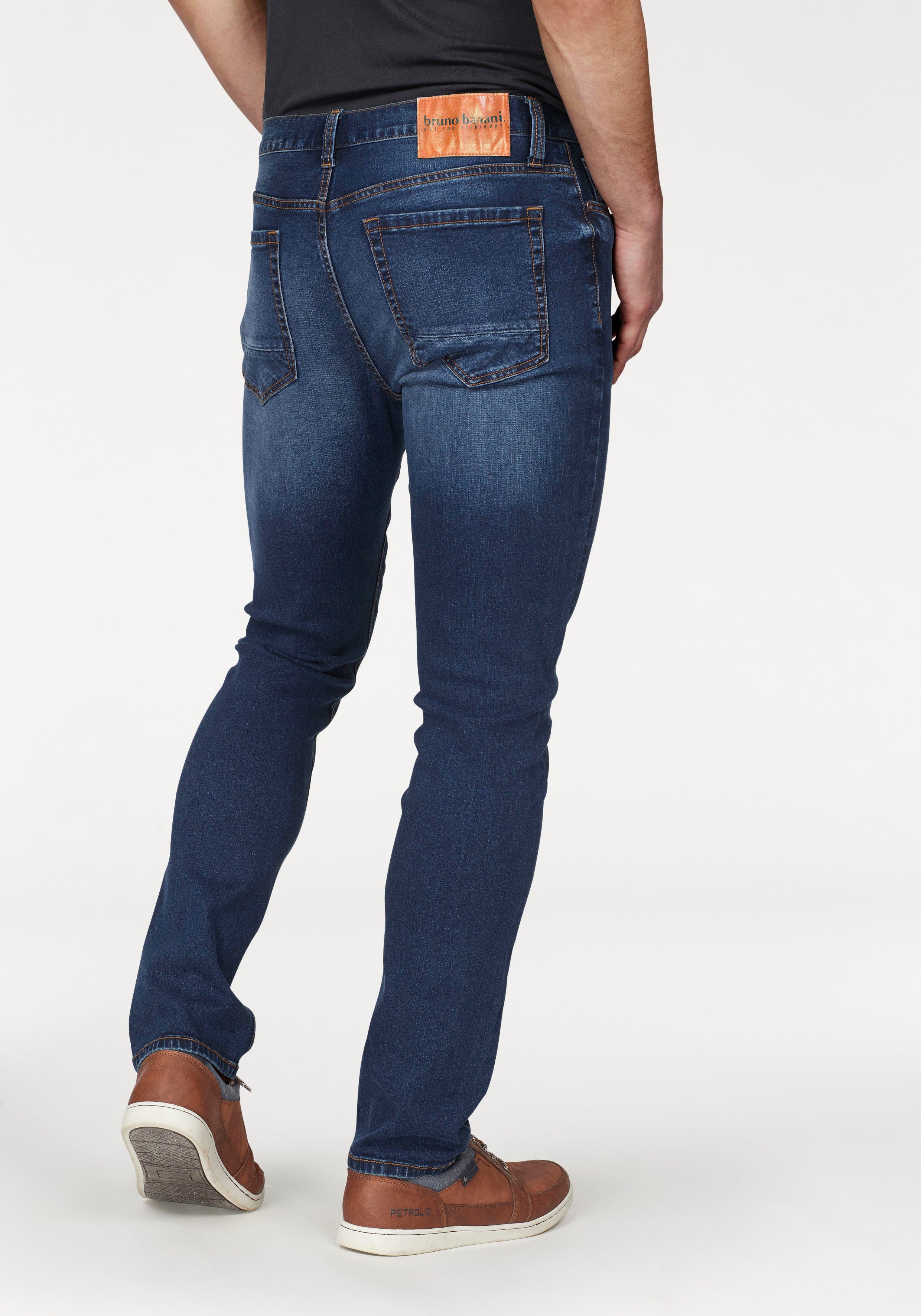 Bruno Banani Straight-Jeans "Hutch", gerade Beinform, teilweise mit modisch günstig online kaufen