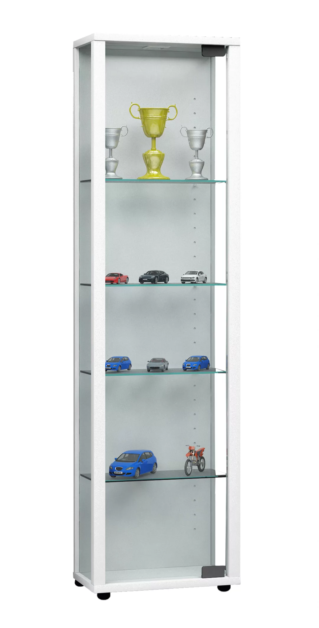 VCM Vitrine "VCM Glasvitrine stehend  Vitrine Glas mit ESG-Sicherheitsglas günstig online kaufen