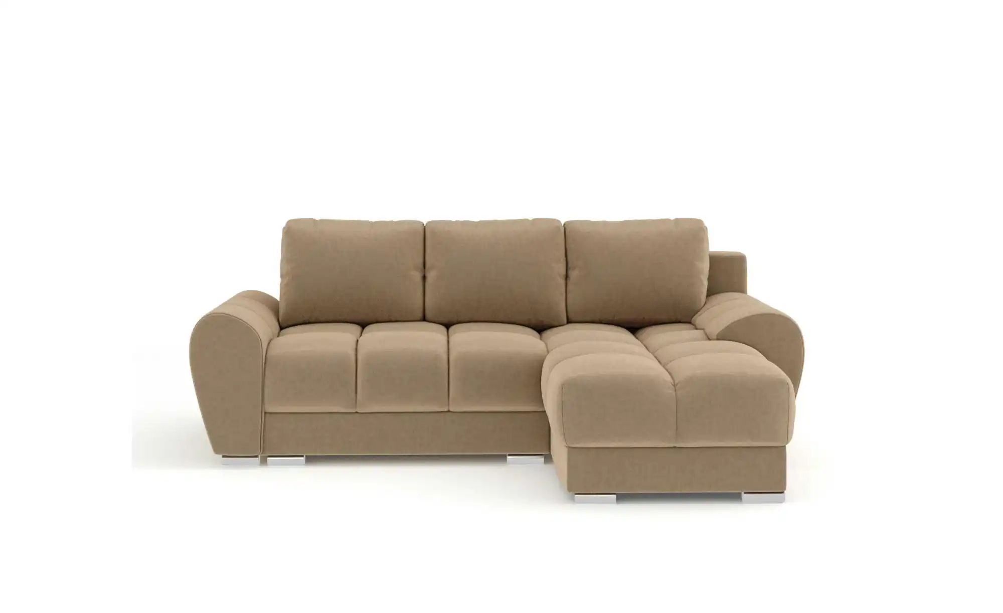 Ecksofa  Peebles ¦ beige ¦ Maße (cm): B: 256 H: 90 Polstermöbel > Sofas > E günstig online kaufen