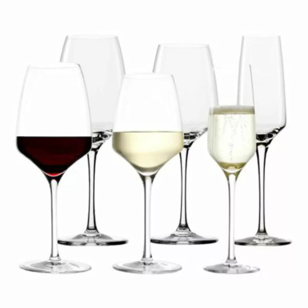 EXPERIENCE Weißwein Rotwein Sekt Gläser 6er Set Trinkgläser transparent günstig online kaufen