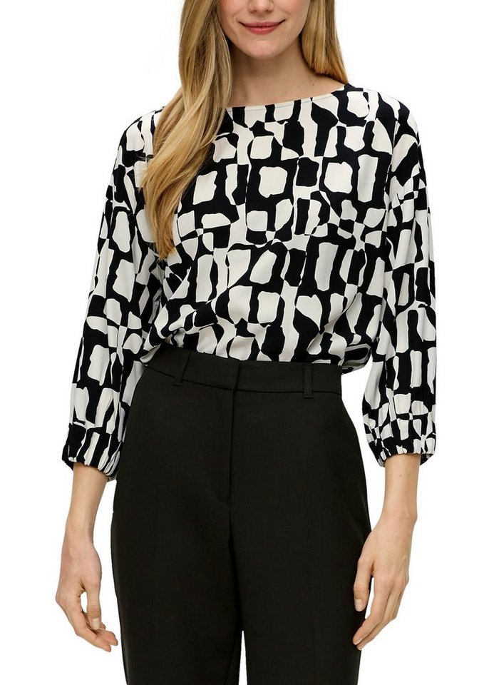 s.Oliver BLACK LABEL Shirtbluse mit Viskose günstig online kaufen