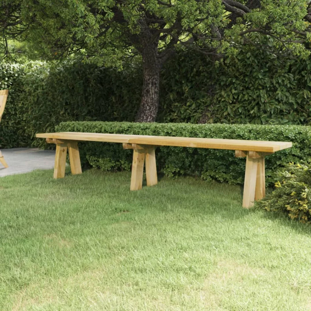 Vidaxl Gartenbank 220 Cm Massivholz Kiefer Imprägniert günstig online kaufen