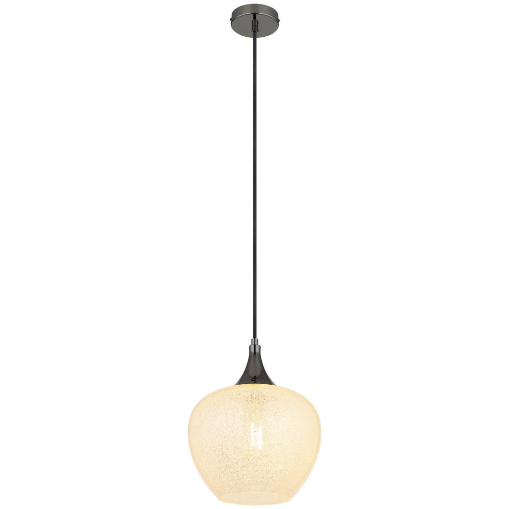 GLOBO Pendelleuchte MAXY 15548HK klar schwarz Chrom Acryl Metall H/D: ca. 1 günstig online kaufen