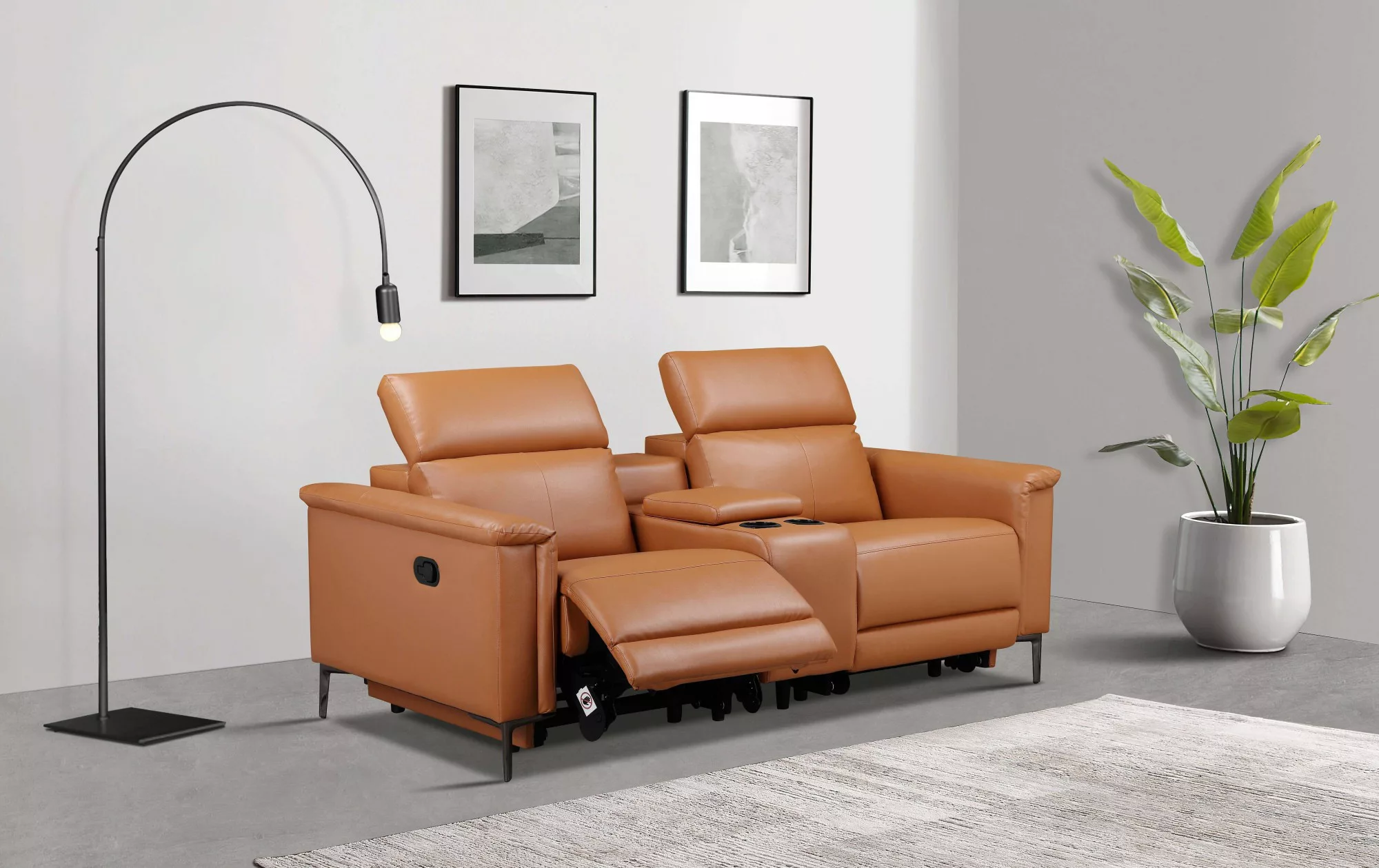 Places of Style 2-Sitzer »Lund, 2er-Kinosofa, TV-Sessel, Multimedia-Sofa,«, günstig online kaufen