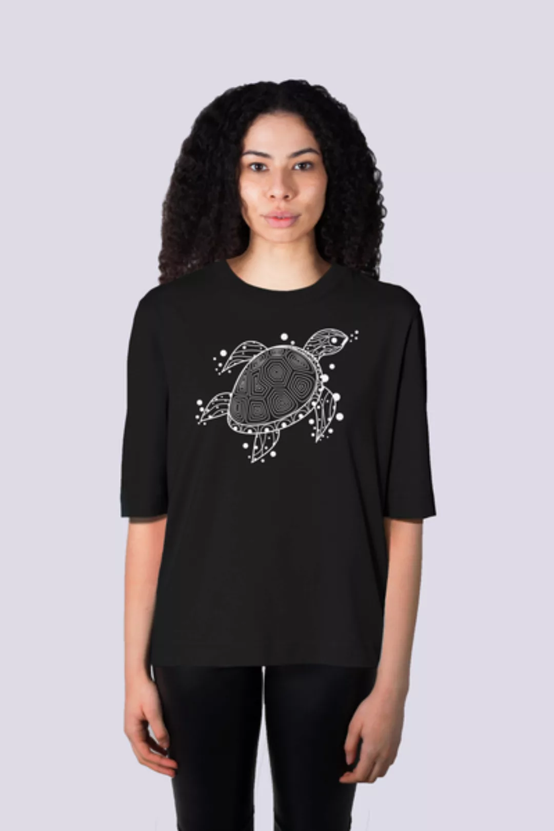 Yoga Schildkröte, Damen Premium Shirt Aus Bio Baumwolle günstig online kaufen