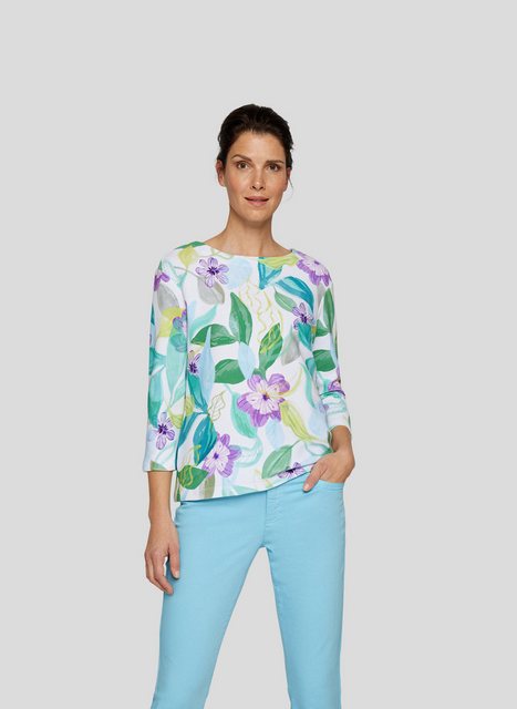 Rabe Print-Shirt Rabe Floral bedrucktes Shirt mit 3/4-Ärmeln günstig online kaufen