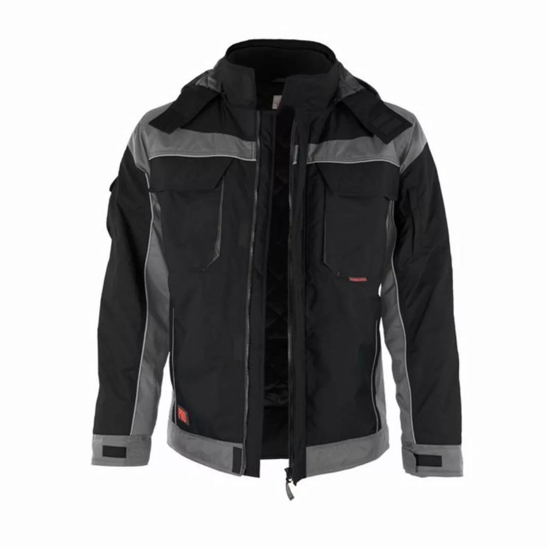 Qualitex Workwear Winterjacke Winterjacke "PRO" schwarz/grau, Gr. S günstig online kaufen