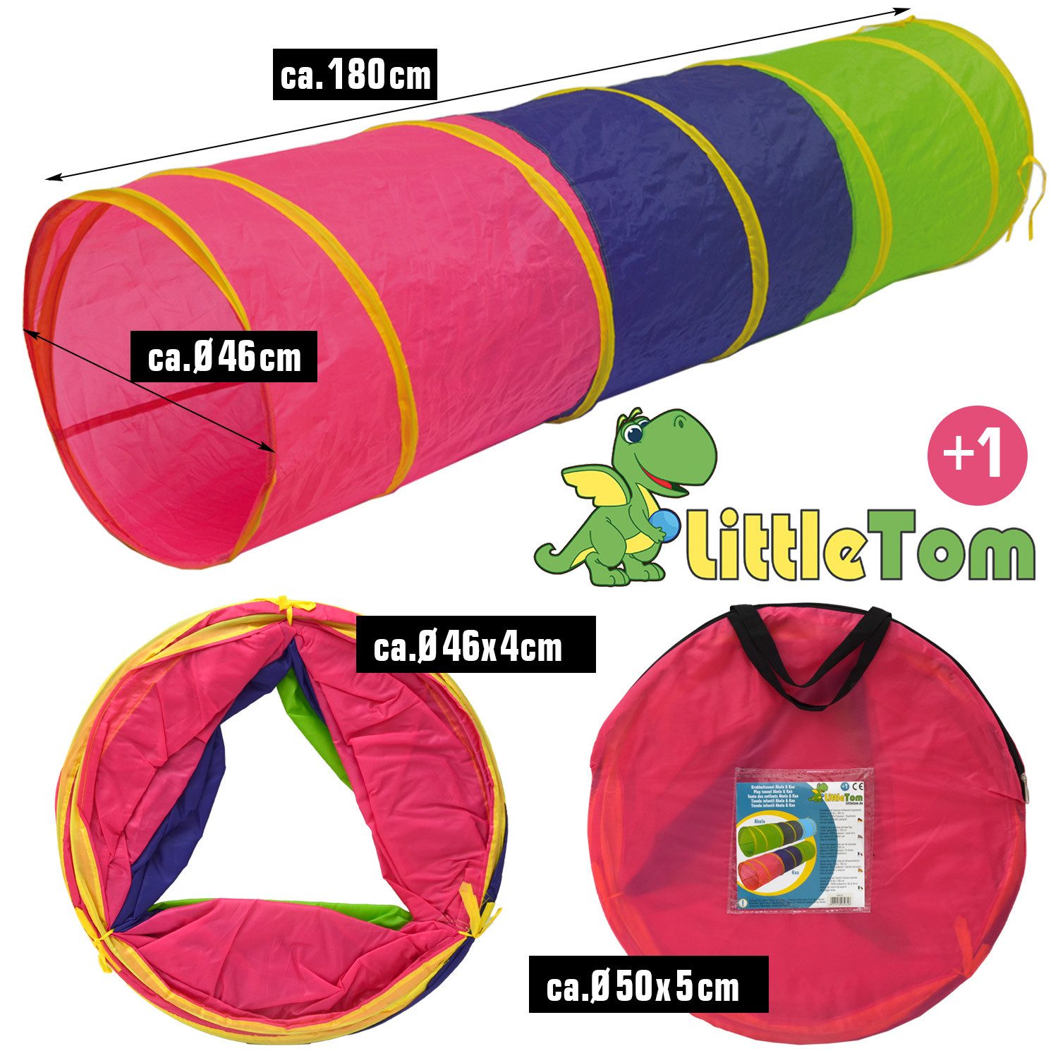 LittleTom Spieltunnel mit 200 Bällen - günstig online kaufen