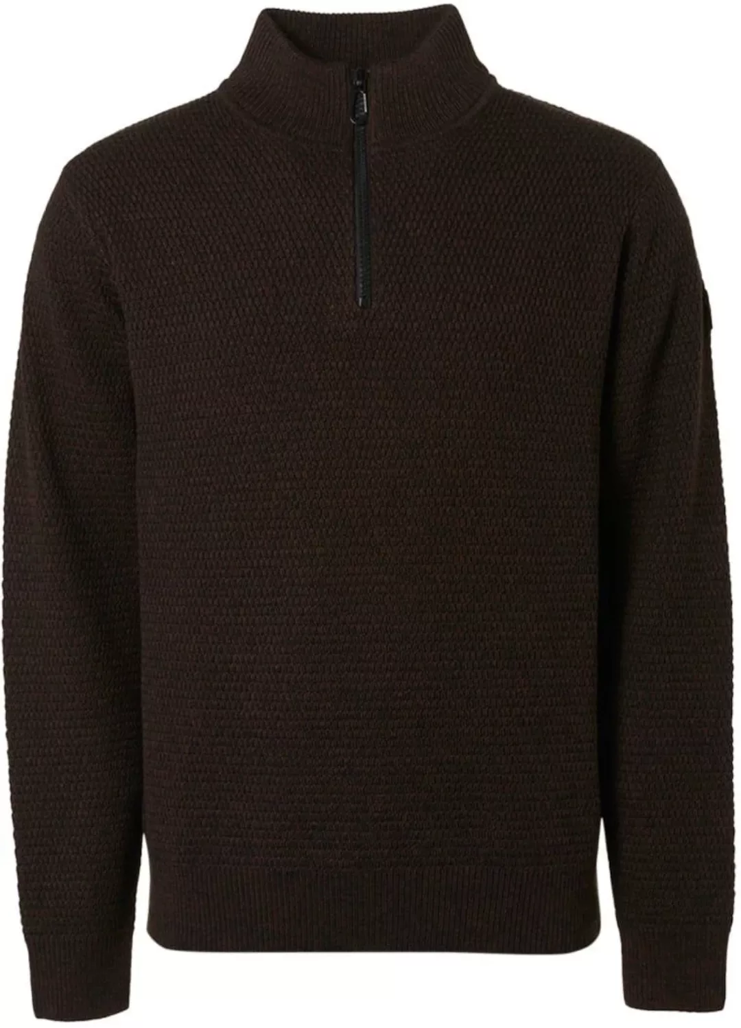 No Excess Half Zip Pullover Coffee - Größe XXL günstig online kaufen