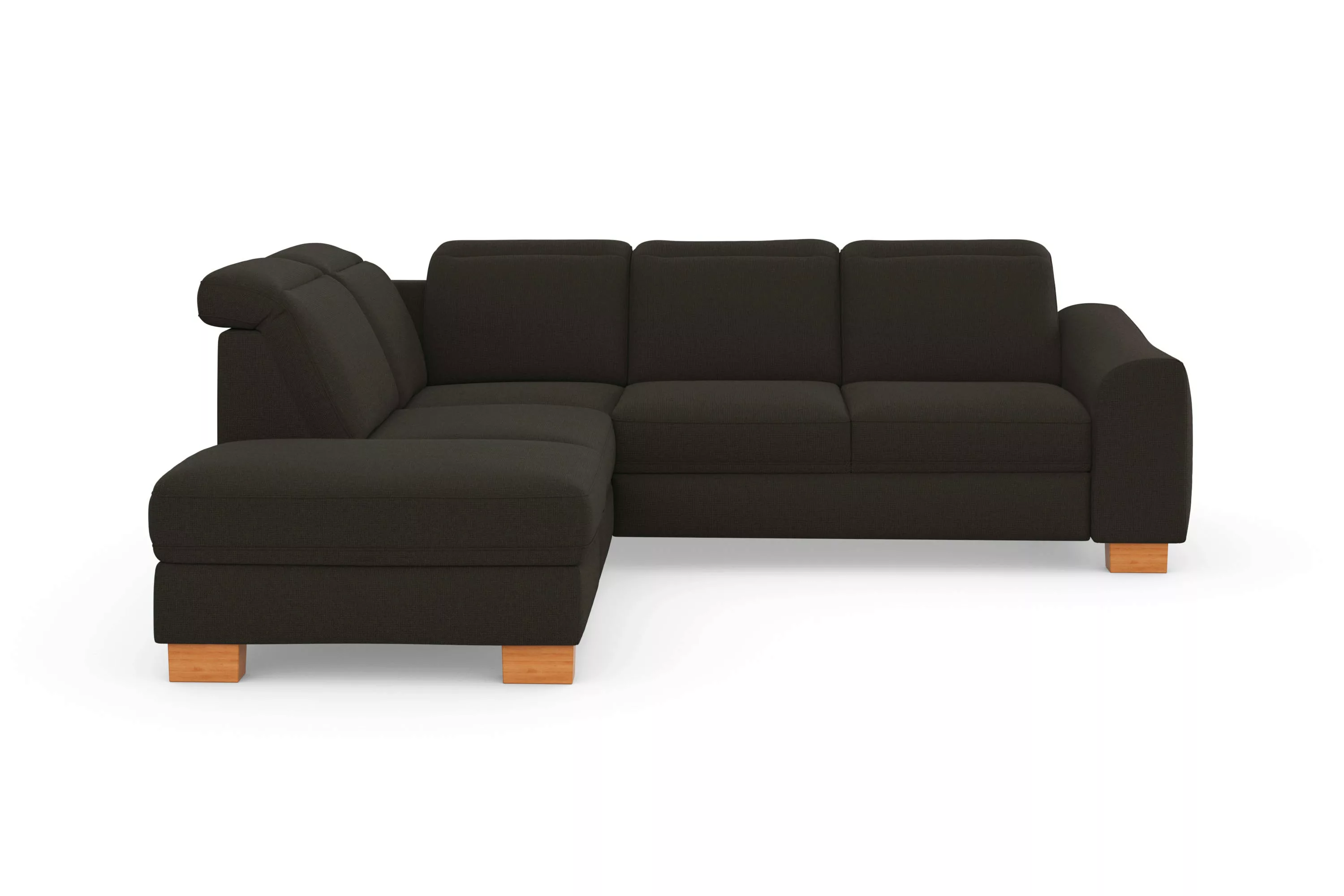 sit&more Ecksofa "Dundee L-Form", mit Federkern und Massivholzfüßen, wahlwe günstig online kaufen