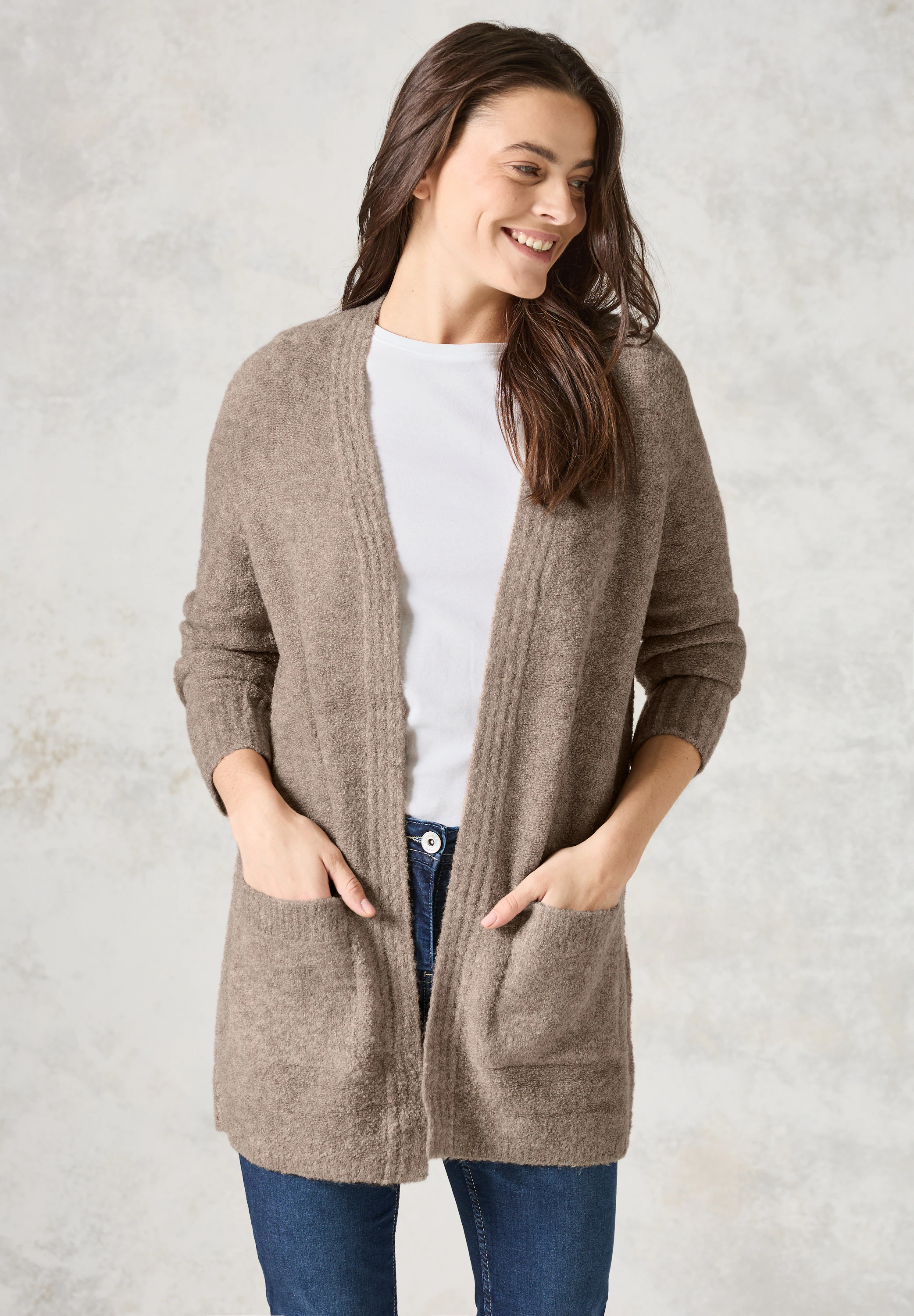 Cecil Cardigan, aus softem Materialmix günstig online kaufen