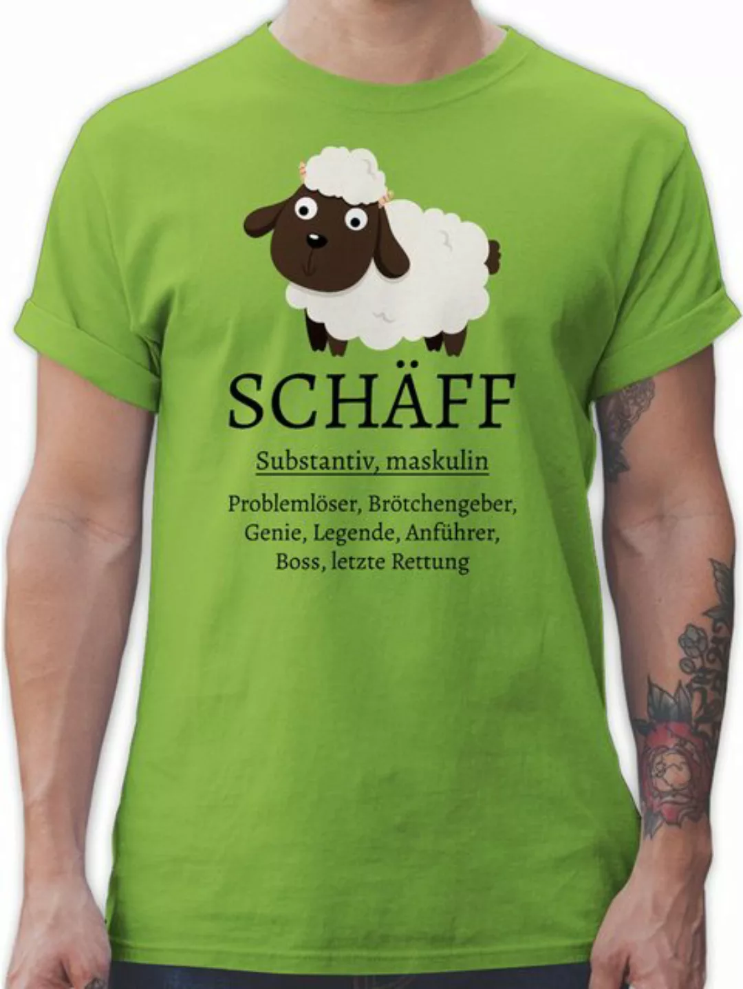 Shirtracer T-Shirt Schäff substantiv, Geschenk Chef, Geschenke Chef, Gesche günstig online kaufen