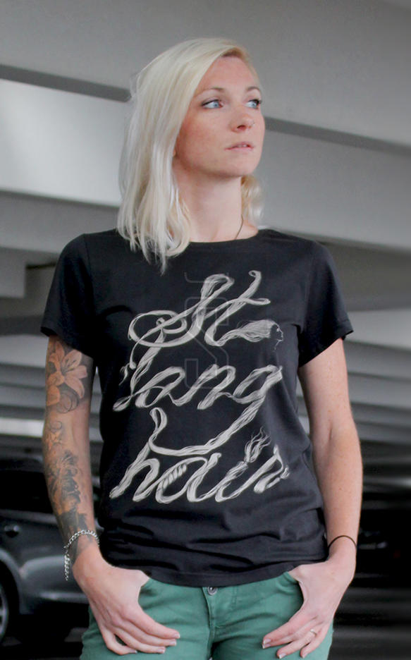 Tee Library Damen T-Shirt St. Long Hair günstig online kaufen