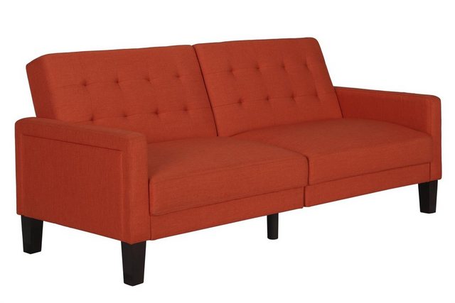 loft24 Schlafsofa Porter, Futon, mit Knopfheftung, Breite 200 cm günstig online kaufen