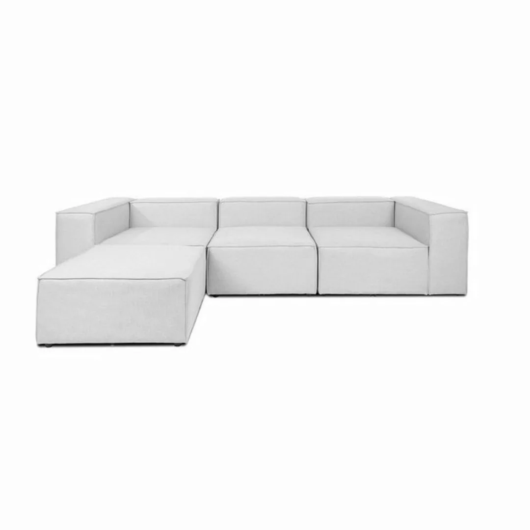 HOME DELUXE Sofa Modulares Sofa VERONA L, 327 x 68 x 207 cm 4 Teile, Ecksof günstig online kaufen